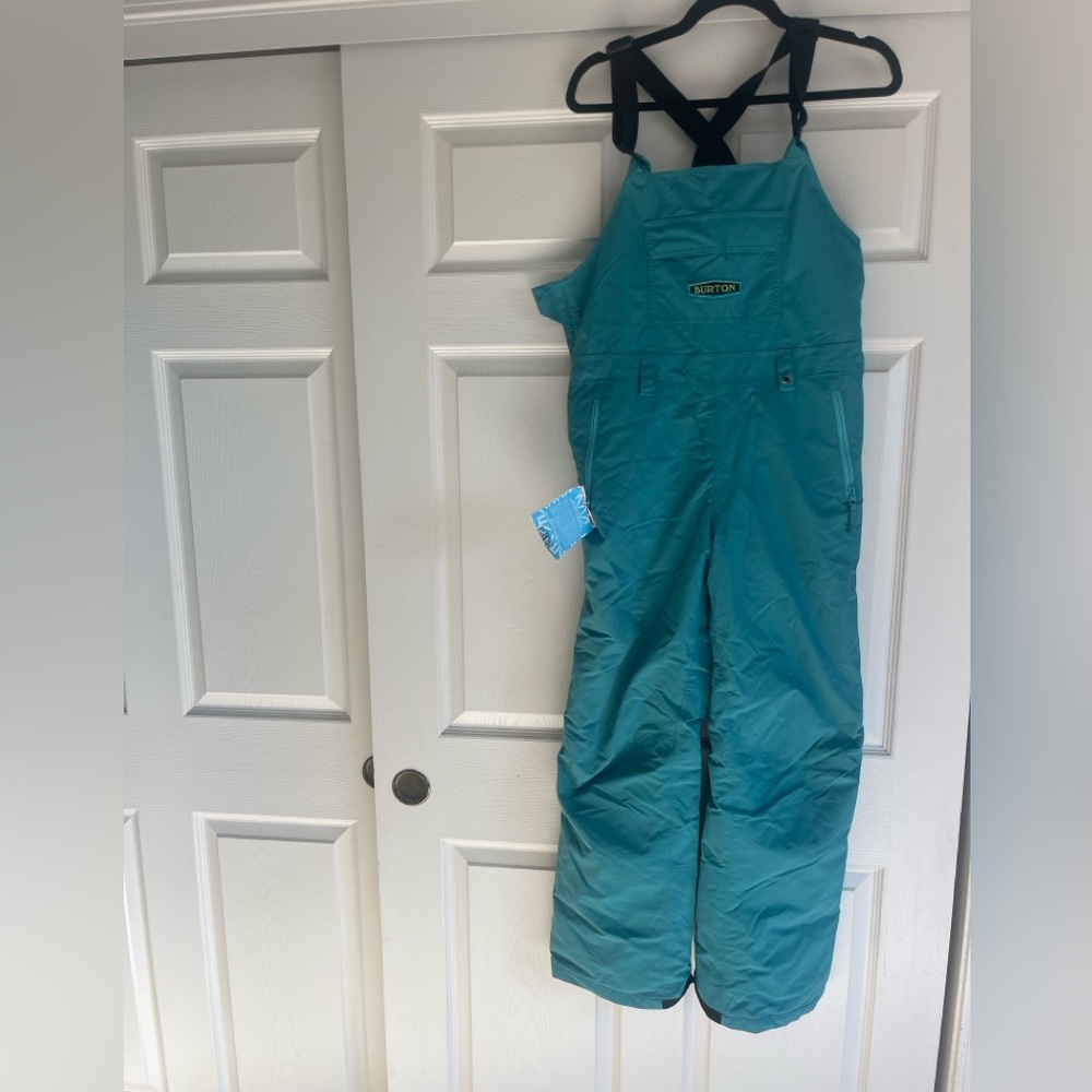 Burton girls snowboard bib. Size large 14/16